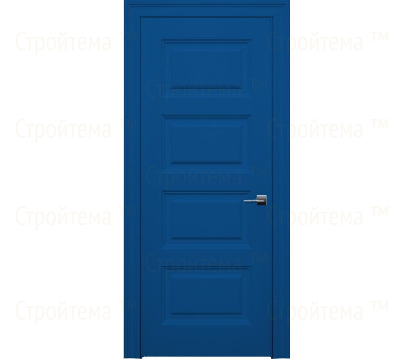 Дверь межкомнатная глухая Савона ДГ4 синяя