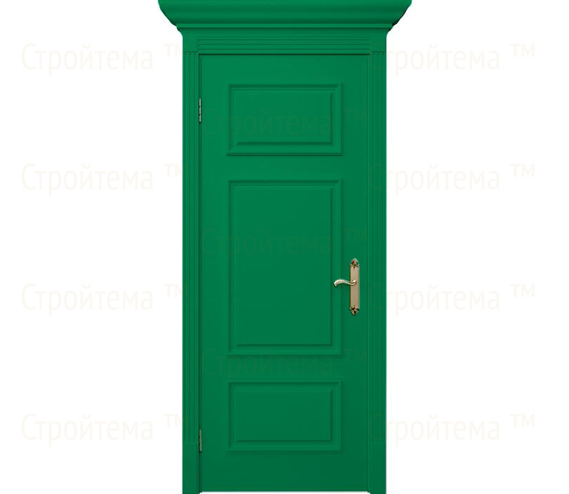 Дверь межкомнатная глухая Венеция ДГ5 зеленая