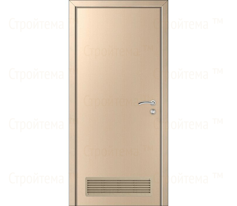 Дверь межкомнатная Капель Classic ПВХ с вентиляционной решеткой