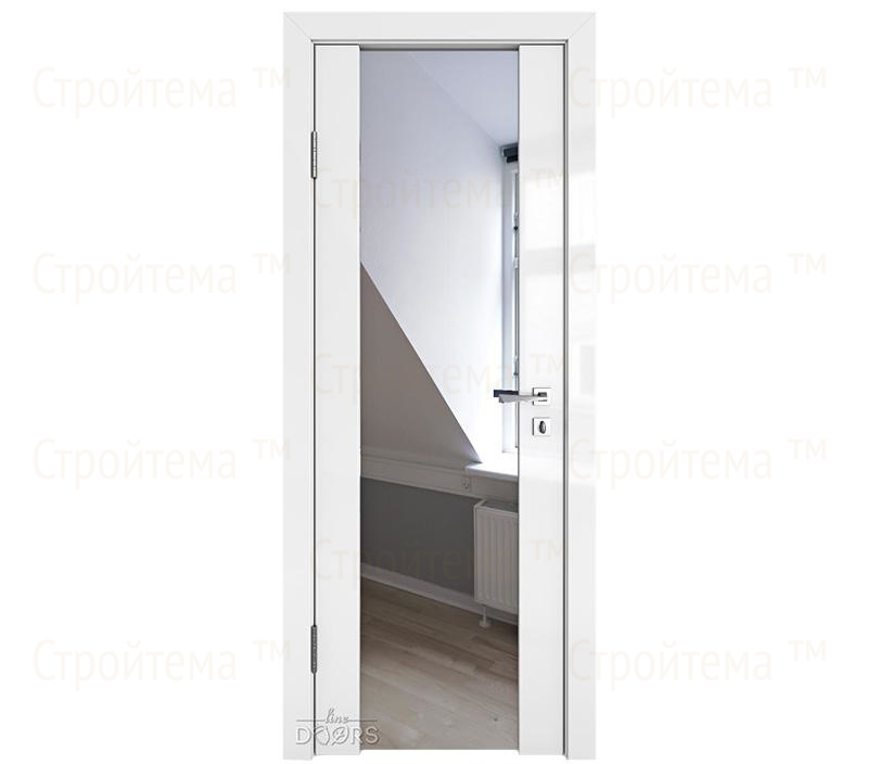 Дверь межкомнатная Линия дверей DO-DIANA/500 Белый глянец/Зеркало