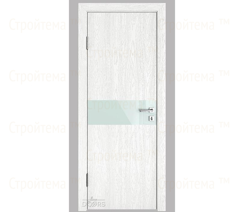 Дверь межкомнатная Линия дверей DO-509 (ДО-509) Белый глубокий/стекло Белое