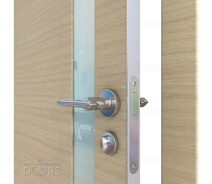 Дверь межкомнатная Линия дверей DO-507 (ДО-507) Неаполь/стекло Белое