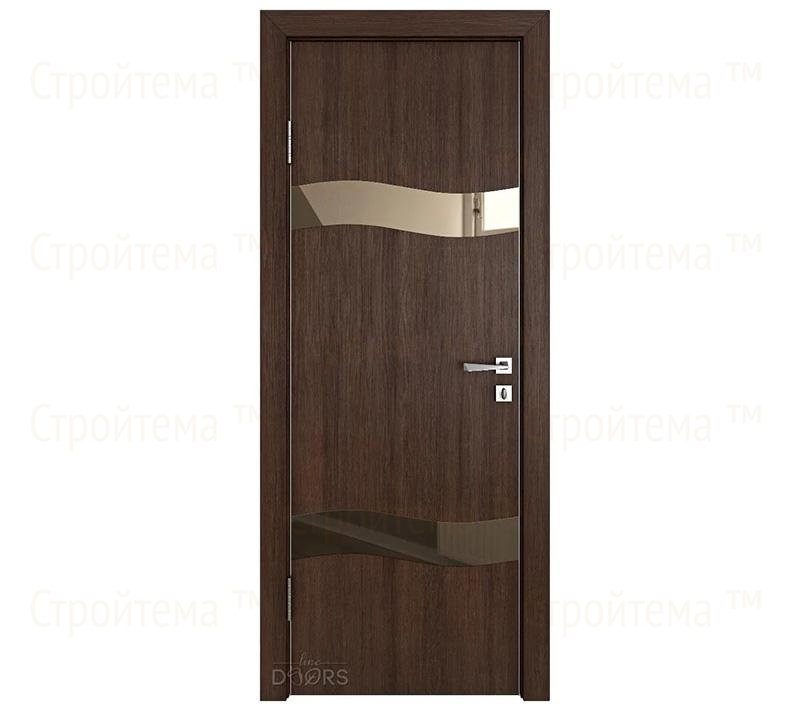 Дверь межкомнатная Линия дверей DO-503 (ДО-503) Мокко/зеркало Бронза
