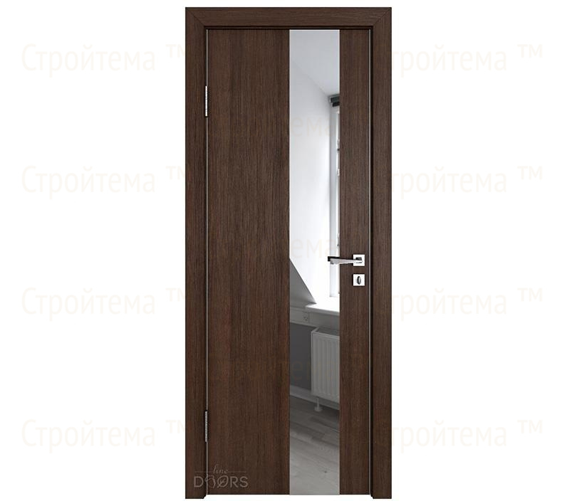 Дверь межкомнатная Линия дверей DO-504 (ДО-504) Мокко/Зеркало