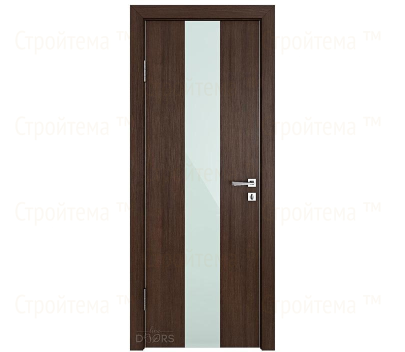 Дверь межкомнатная Линия дверей DO-510 (ДО-510) Мокко/стекло Белое