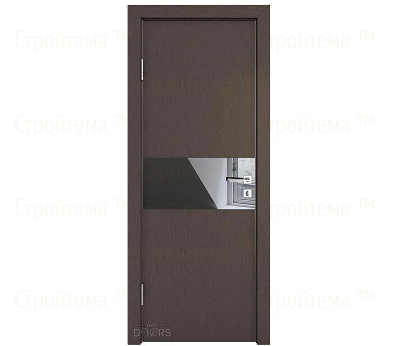 Дверь межкомнатная Линия дверей DO-501 (ДО-501) Бронза/стекло Черное
