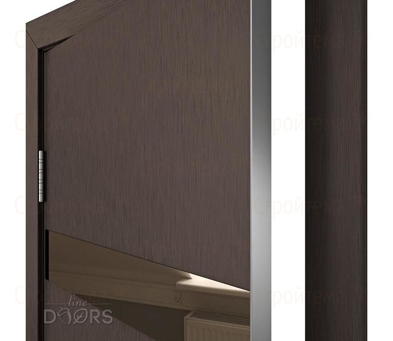 Дверь межкомнатная Линия дверей DO-502 (ДО-502) Бронза/зеркало Бронза