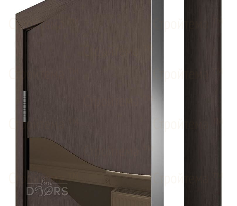 Дверь межкомнатная Линия дверей DO-503 (ДО-503) Бронза/зеркало Бронза