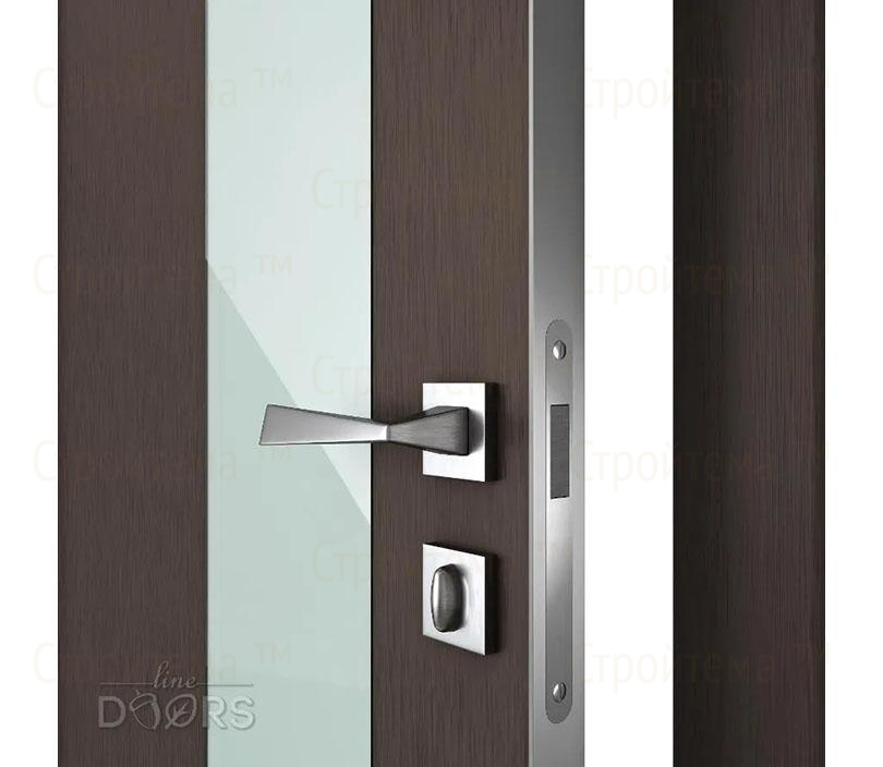 Дверь межкомнатная Линия дверей DO-504 (ДО-504) Бронза/стекло Белое