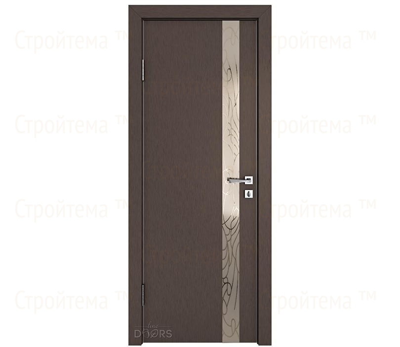 Дверь межкомнатная Линия дверей DO-507 (ДО-507) Бронза/вставка Веста