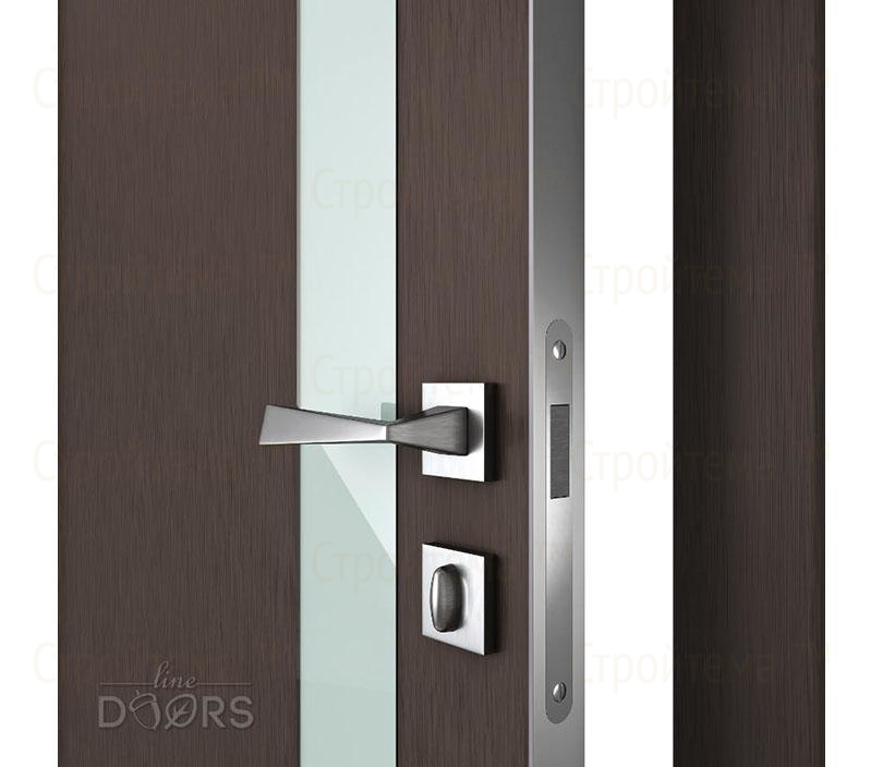 Дверь межкомнатная Линия дверей DO-507 (ДО-507) Бронза/стекло Белое