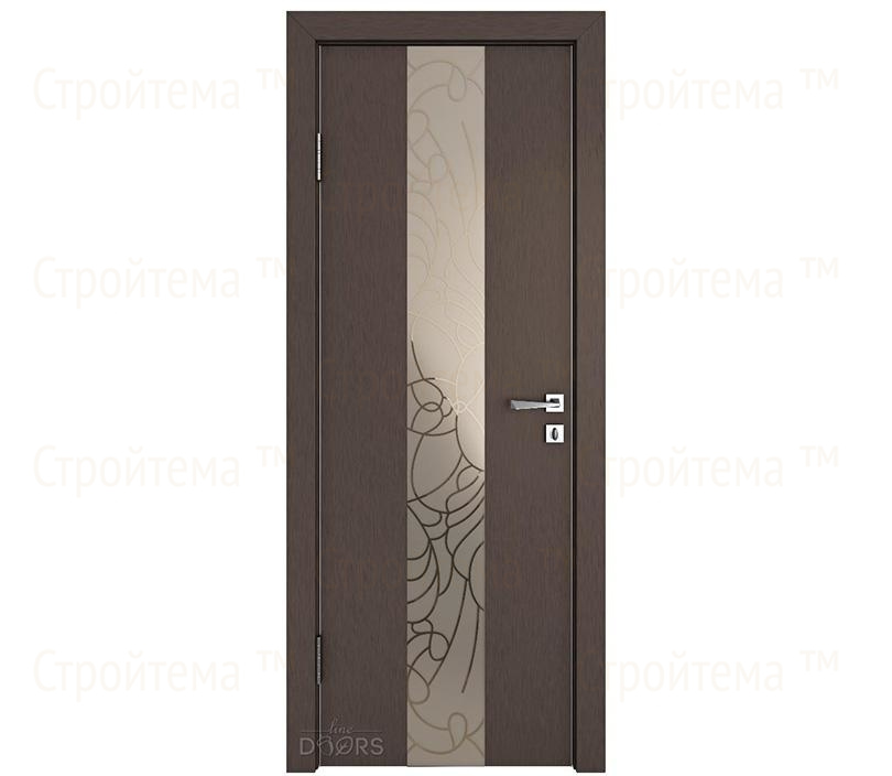 Дверь межкомнатная Линия дверей DO-510 (ДО-510) Бронза/вставка Веста
