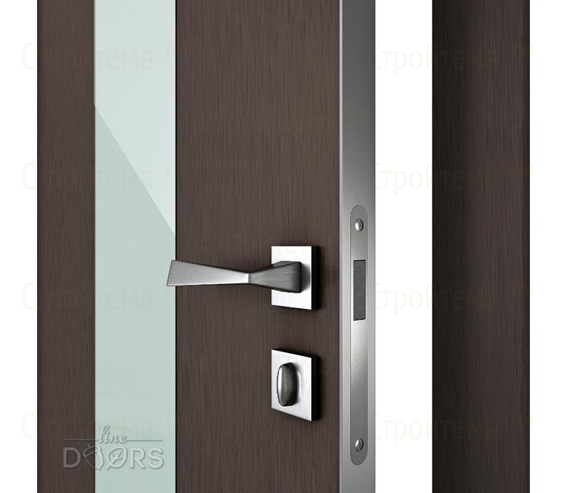 Дверь межкомнатная Линия дверей DO-510 (ДО-510) Бронза/стекло Белое