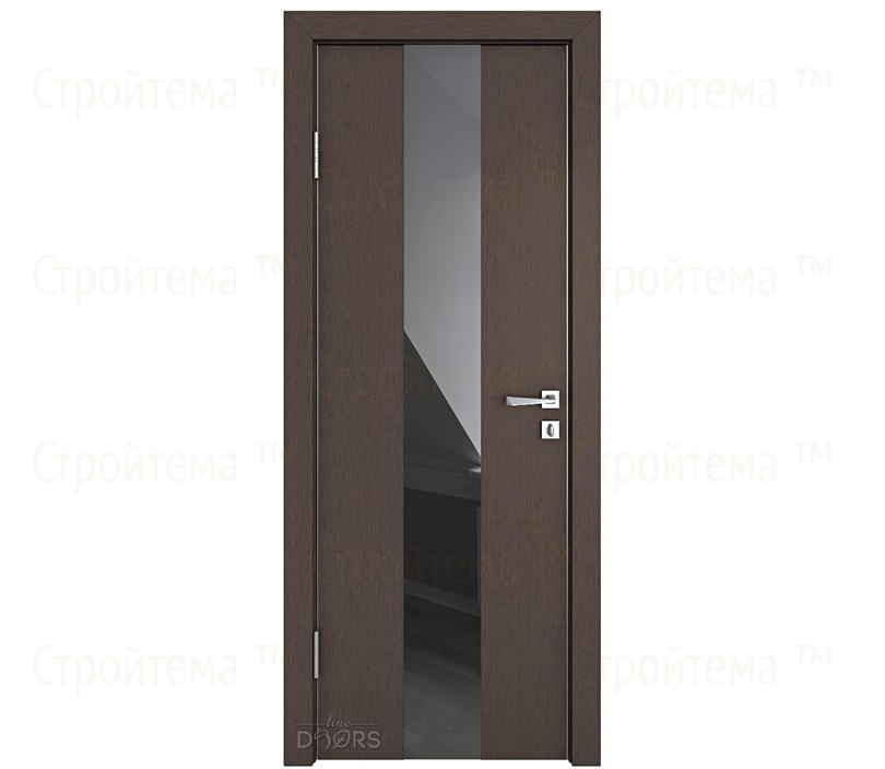 Дверь межкомнатная Линия дверей DO-510 (ДО-510) Бронза/стекло Черное