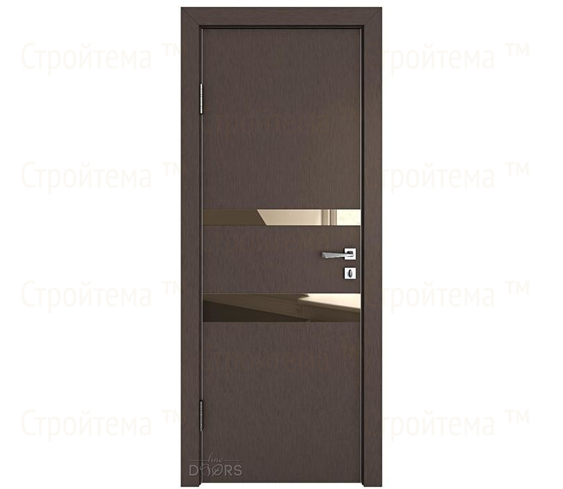 Дверь межкомнатная Линия дверей DO-512 (ДО-512) Бронза/зеркало Бронза