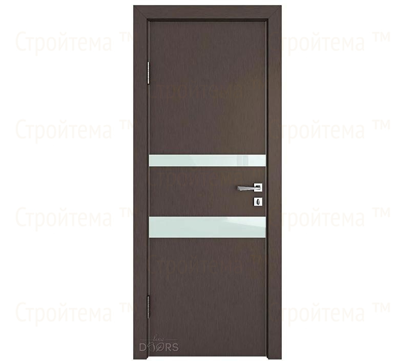 Дверь межкомнатная Линия дверей DO-512 (ДО-512) Бронза/стекло Белое