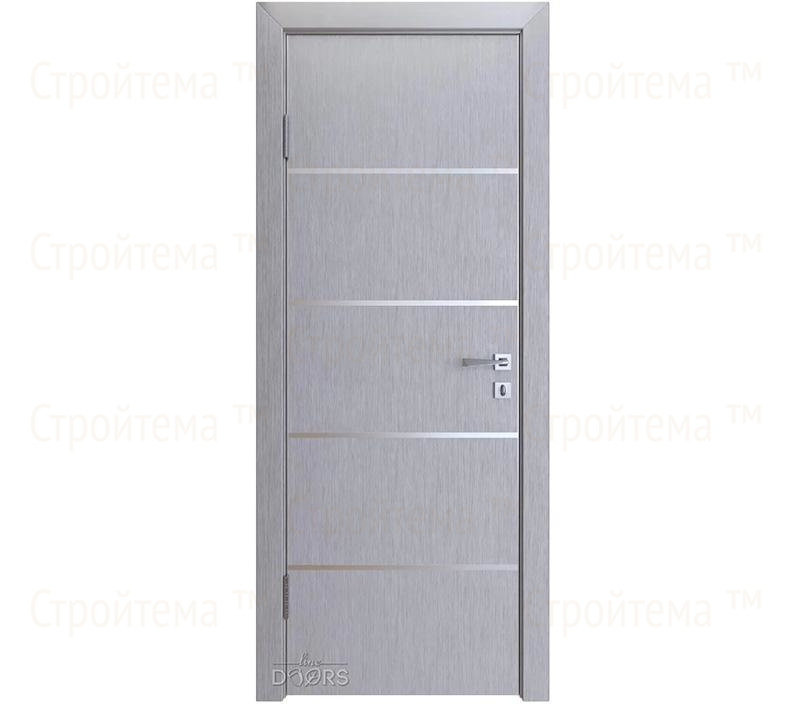 Дверь межкомнатная Линия дверей DG-505 (ДГ-505) Металлик