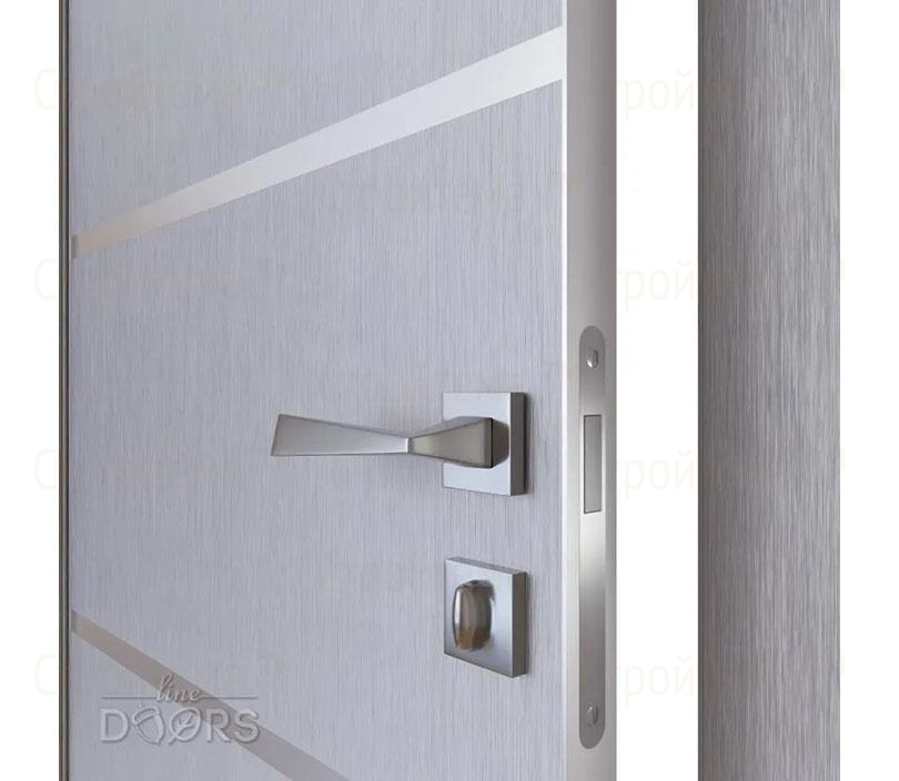 Дверь межкомнатная Линия дверей DG-505 (ДГ-505) Металлик