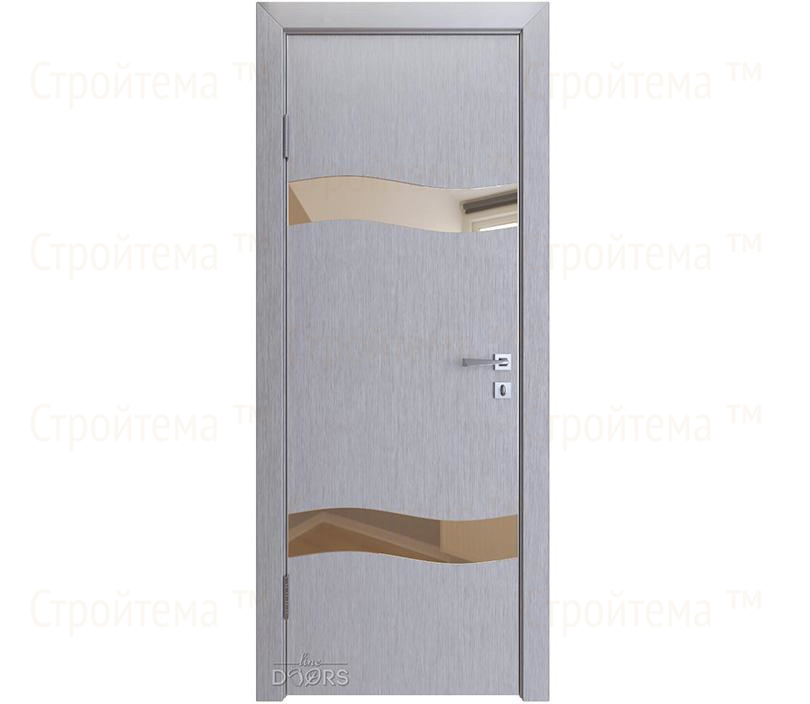 Дверь межкомнатная Линия дверей DO-503 (ДО-503) Металлик/зеркало Бронза