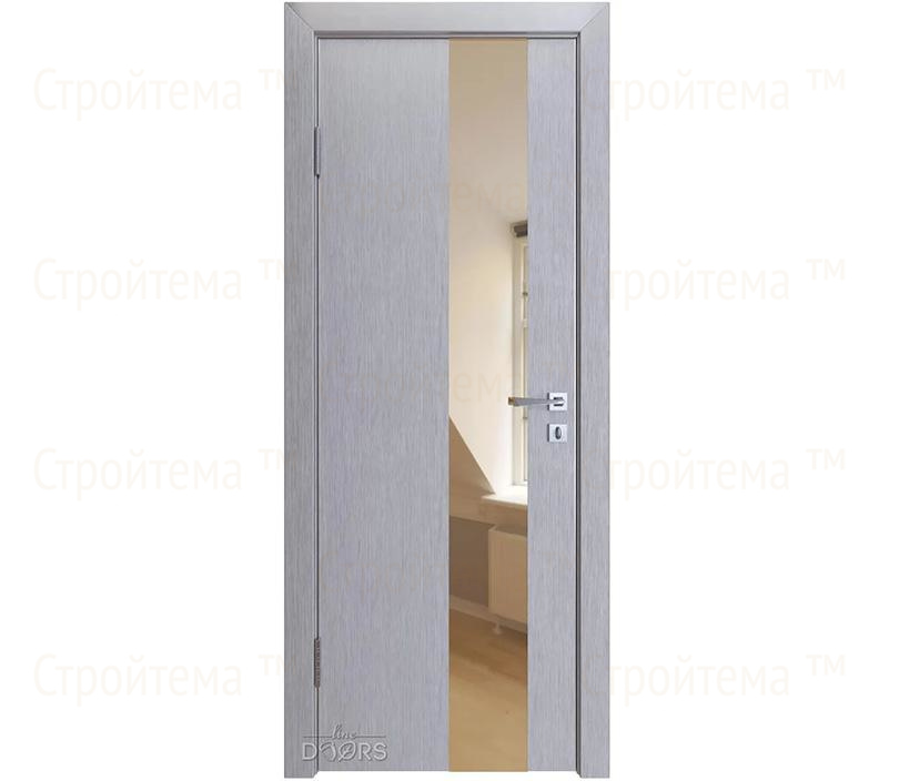 Дверь межкомнатная Линия дверей DO-504 (ДО-504) Металлик/зеркало Бронза