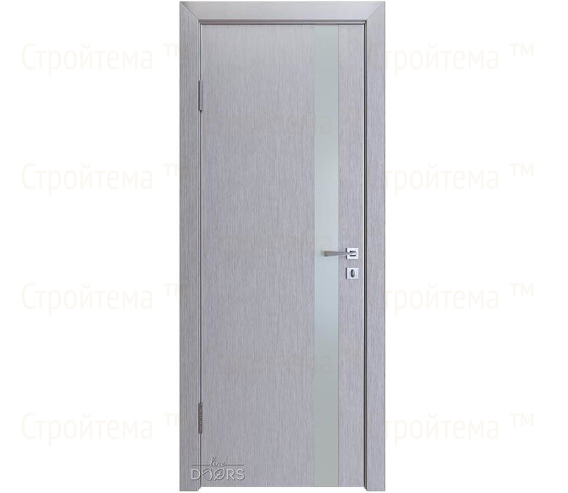 Дверь межкомнатная Линия дверей DO-507 (ДО-507) Металлик/Снег