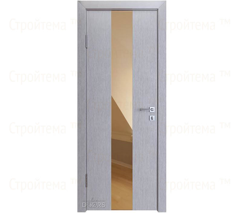 Дверь межкомнатная Линия дверей DO-510 (ДО-510) Металлик/зеркало Бронза