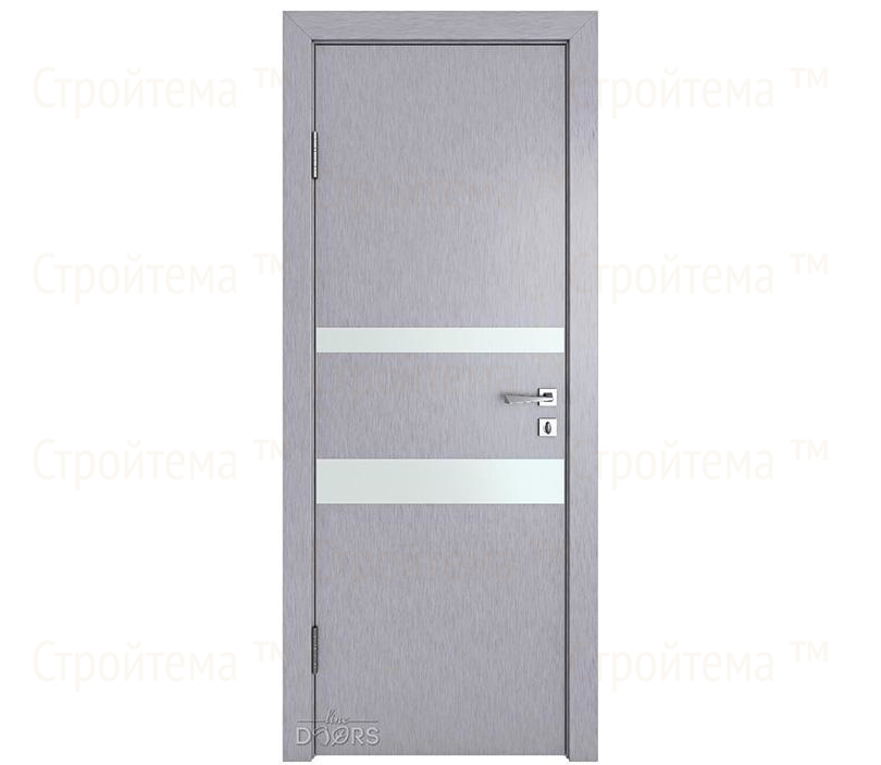 Дверь межкомнатная Линия дверей DO-512 (ДО-512) Металлик/Снег