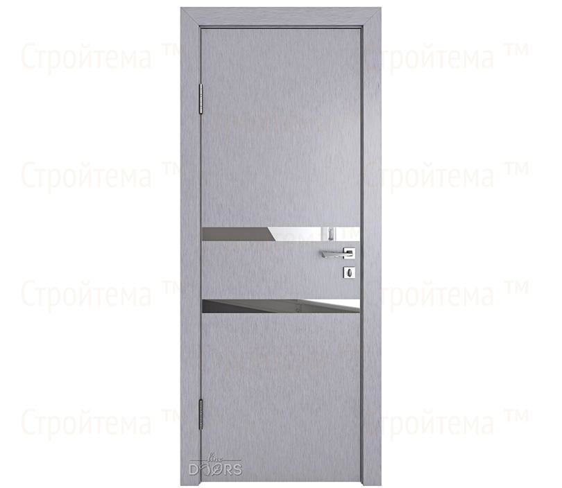 Дверь межкомнатная Линия дверей DO-513 (ДО-513) Металлик/Зеркало