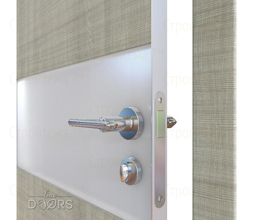 Дверь межкомнатная Линия дверей DO-501 (ДО-501) Серый дуб/Снег