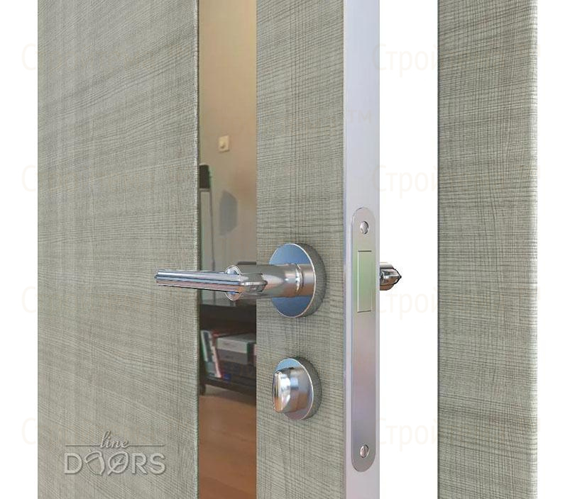 Дверь межкомнатная Линия дверей DO-507 (ДО-507) Серый дуб/зеркало Бронза
