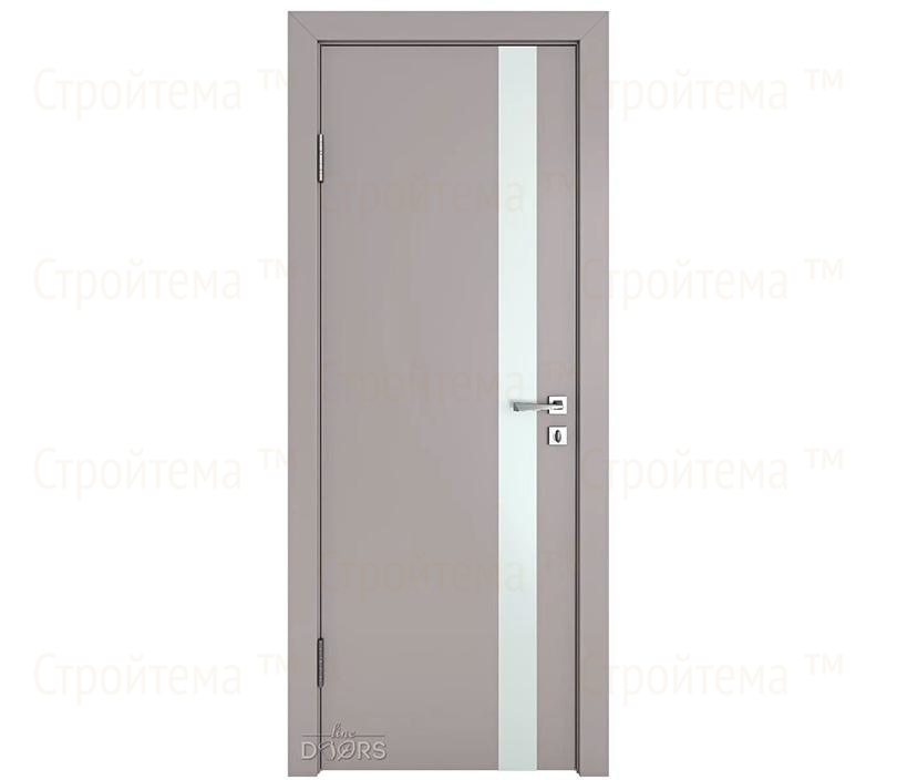 Дверь межкомнатная Линия дверей DO-507 (ДО-507) Серый бархат/Снег