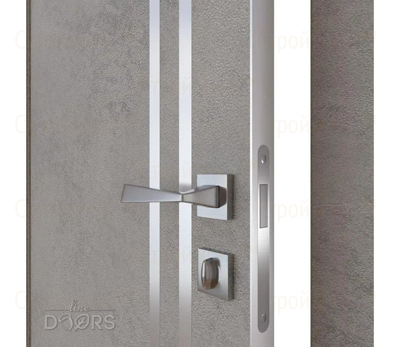 Дверь межкомнатная Линия дверей DG-506 (ДГ-506) Бетон светлый