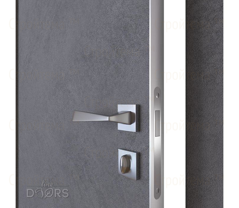 Дверь межкомнатная Линия дверей DG-500 (ДГ-500) Бетон темный