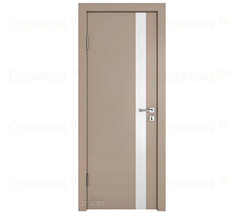 Дверь межкомнатная Линия дверей DO-507 (ДО-507) Латте софт/Снег