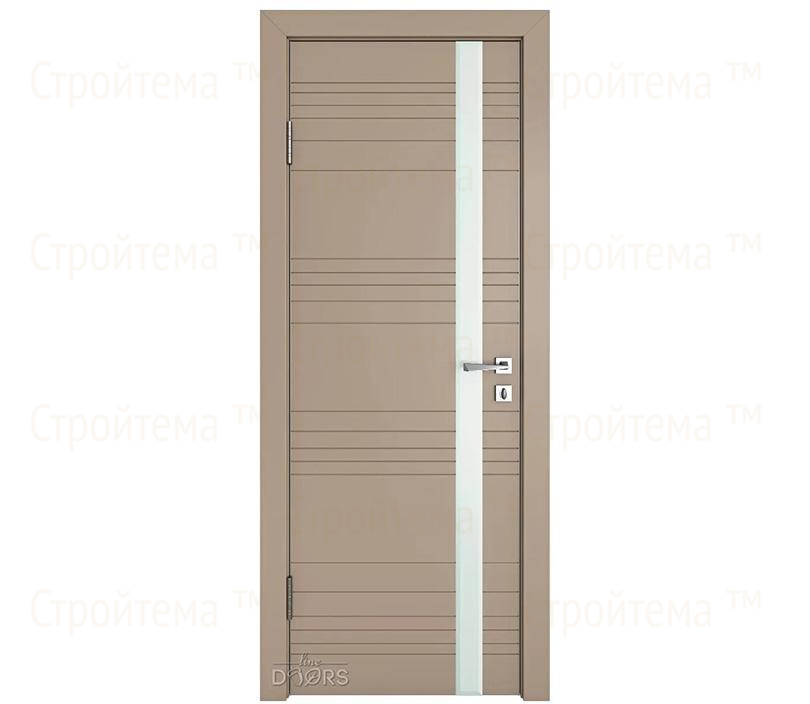 Дверь межкомнатная Линия дверей DO-514 (ДО-514) Латте софт/Снег