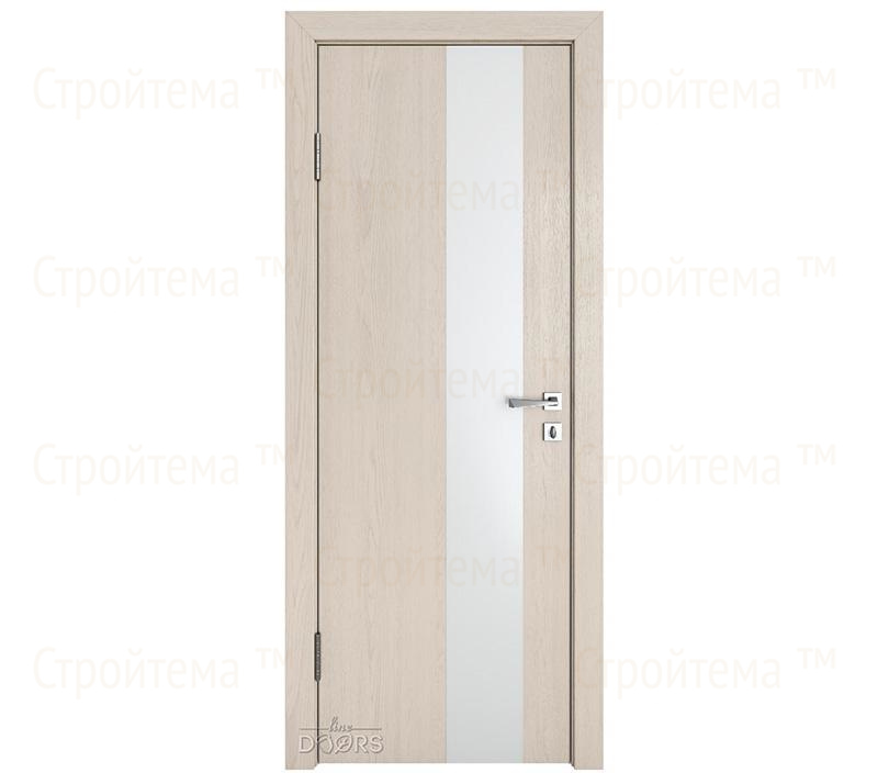 Дверь межкомнатная Линия дверей DO-504 (ДО-504) Ясень капучино/Снег