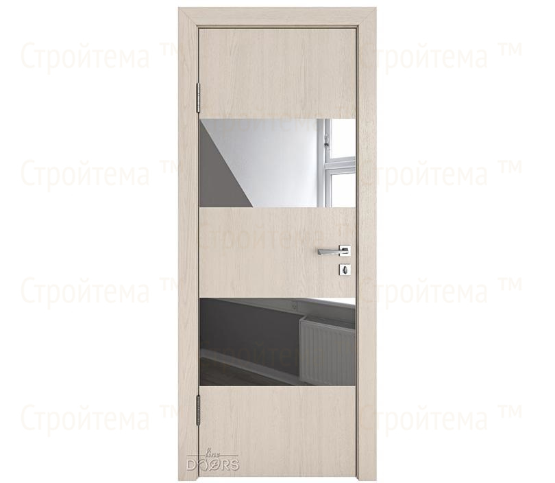 Дверь межкомнатная Линия дверей DO-508 (ДО-508) Ясень капучино/Зеркало