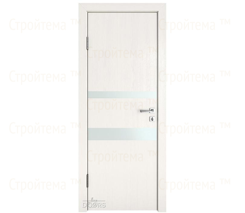 Дверь межкомнатная Линия дверей DO-512 (ДО-512) Белый ясень/Снег