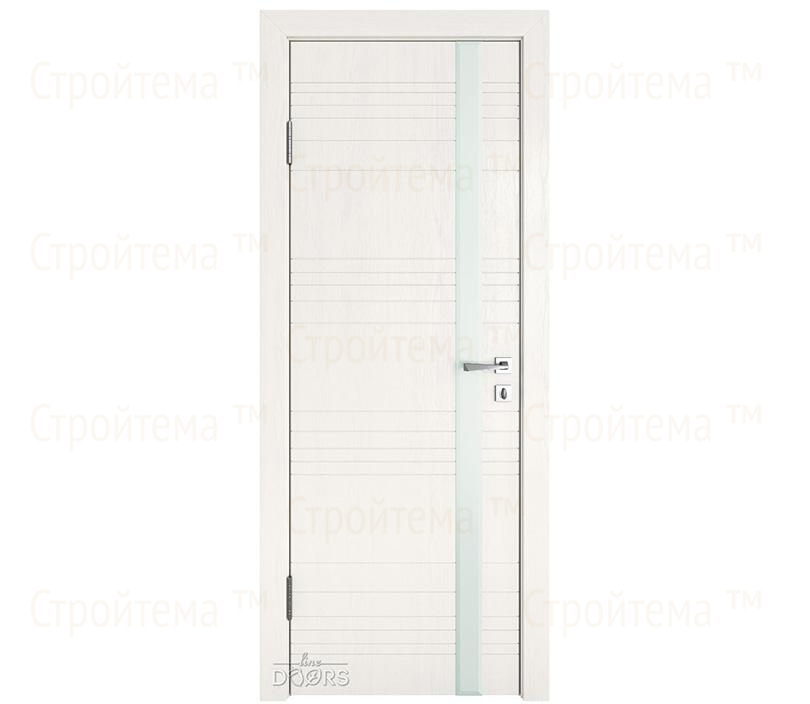 Дверь межкомнатная Линия дверей DO-514 (ДО-514) Белый ясень/Снег