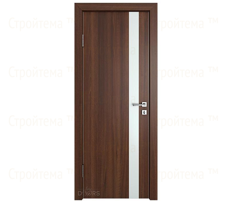 Дверь межкомнатная Линия дверей DO-507 (ДО-507) Орех тисненый/Снег
