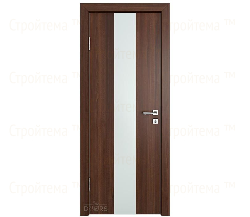 Дверь межкомнатная Линия дверей DO-510 (ДО-510) Орех тисненый/Снег