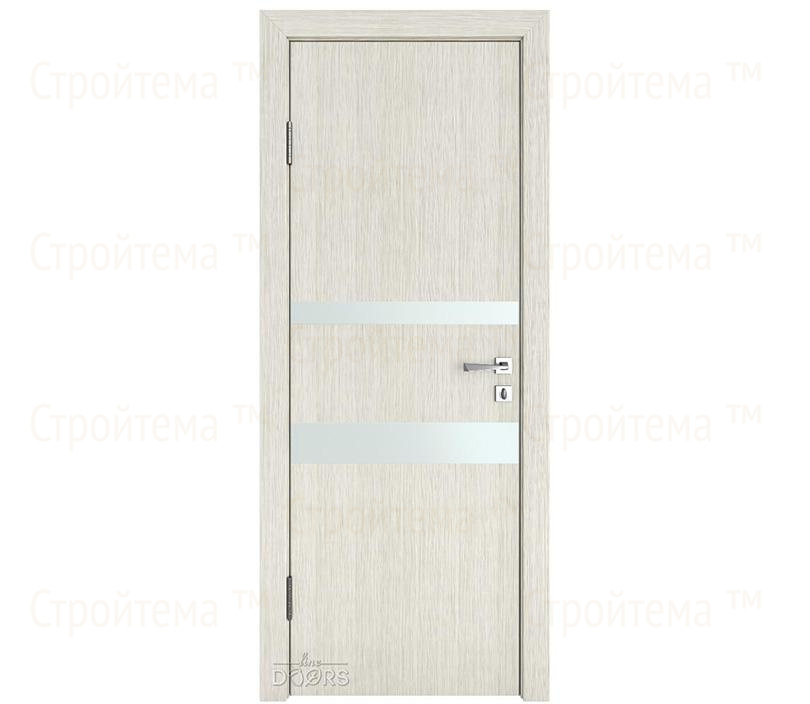 Дверь межкомнатная Линия дверей DO-512 (ДО-512) Белая лиственница/Снег