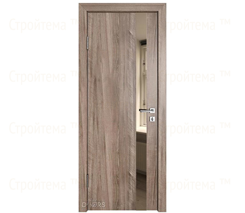 Дверь межкомнатная Линия дверей DO-507 (ДО-507) Орех седой светлый/зеркало Бронза