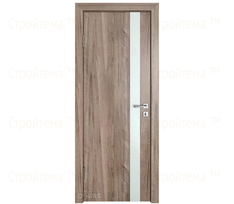 Дверь межкомнатная Линия дверей DO-507 (ДО-507) Орех седой светлый/Снег