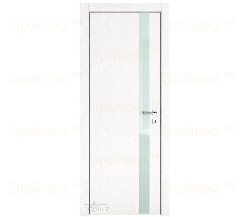 Дверь межкомнатная Линия дверей DO-507 (ДО-507) Жемчуг/стекло Белое