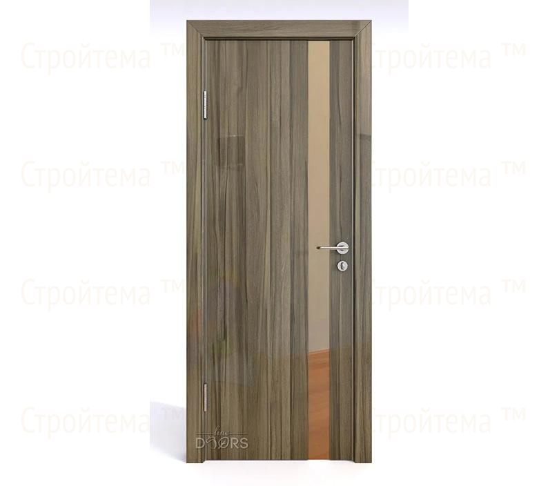 Дверь межкомнатная Линия дверей DO-507 (ДО-507) Сосна глянец/зеркало Бронза