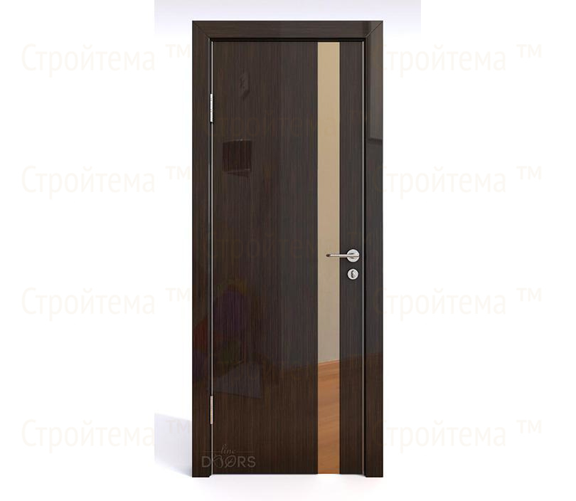 Дверь межкомнатная Линия дверей DO-507 (ДО-507) Венге глянец/зеркало Бронза