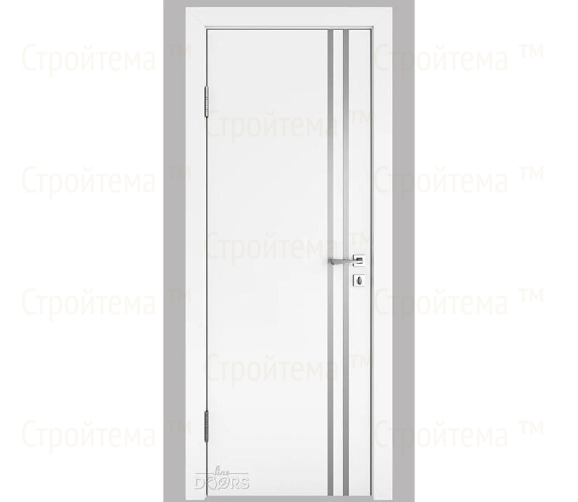 Дверь межкомнатная шумоизоляционная Линия дверей DG-606 (ДГ-606) Белый бархат