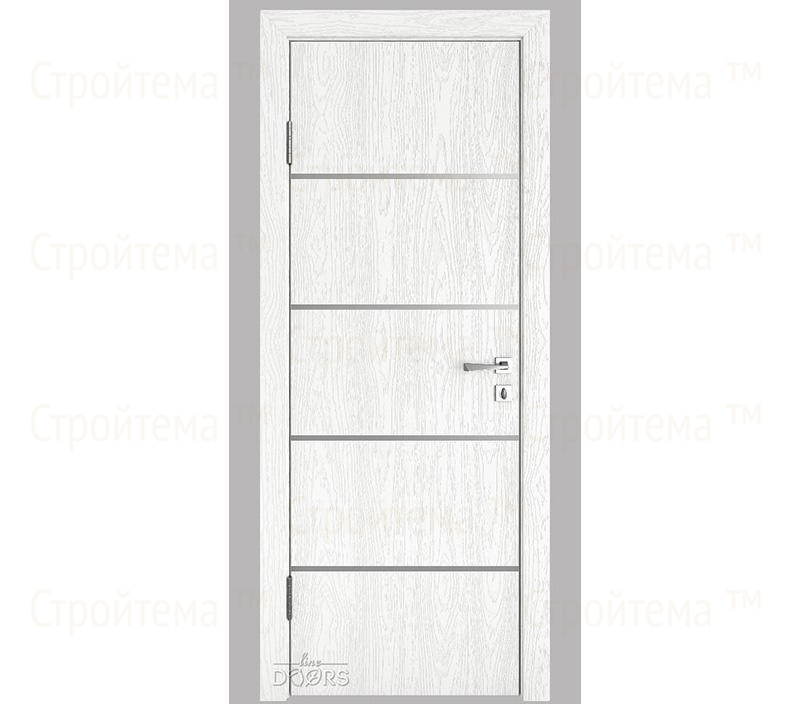 Дверь межкомнатная шумоизоляционная Линия дверей DG-605 (ДГ-605) Белый глубокий