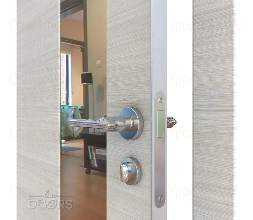 Дверь межкомнатная шумоизоляционная Линия дверей DO-604 (ДО-604) Ива светлая/зеркало Бронза